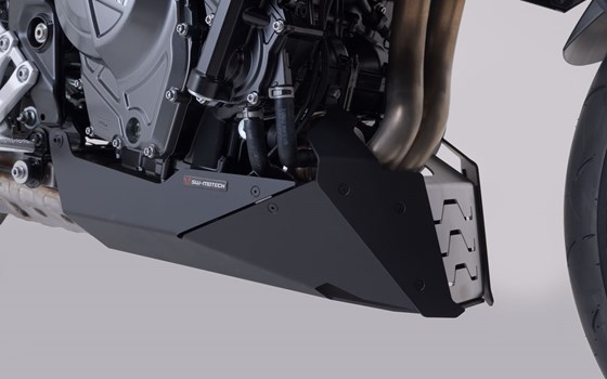 Bugspoiler. Schwarz/Silbern. Suzuki GSX-8S (22-). - Bild 4