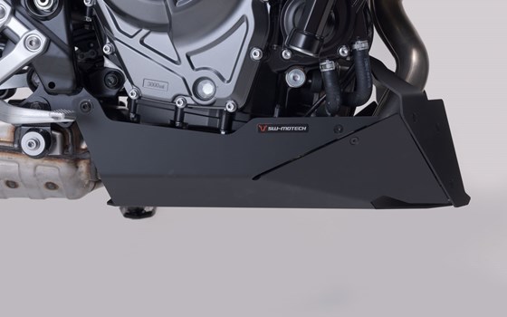 Bugspoiler. Schwarz/Silbern. Suzuki GSX-8S (22-). - Bild 5