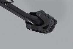 Seitenständerfuß-Verbreiterung. Schwarz/Silbern. Suzuki-Modelle.