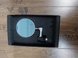 Spiegel Spy R 80 silber eloxiert Rizoma