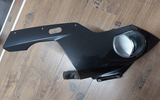 Fernscheinwerfer mit Lufteinlasskanal und Verkleidungsseitenteil Thundergrey org. BMW - Bild 2