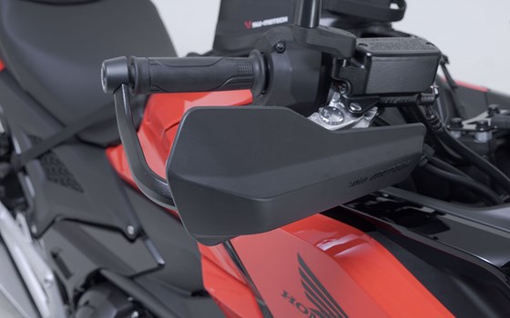 Sport Handprotektoren-Kit. Schwarz. Für hohle Lenker 22 mm bis 1 Zoll. - Bild 4