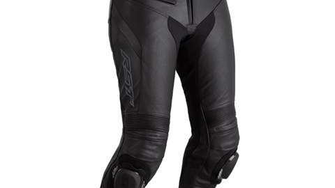 RST Sabre CE Leather Pants - Black/Black