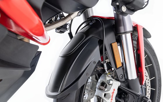 Kotflügelergänzung EXTENDA FENDER Multistrada - schwarz - vorne - Bild 2