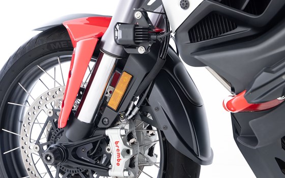 Kotflügelergänzung EXTENDA FENDER Multistrada - schwarz - vorne - Bild 3