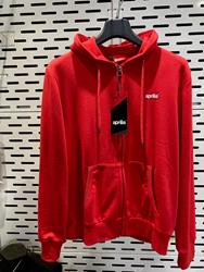 Aprilia Wide Hoodie/Kapuzenjacke rot, Größe M - 6076290MR