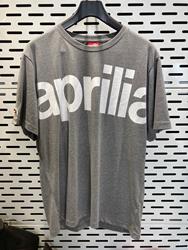 Aprilia Wide T-Shirt grau, Größe 2XL - 6076280MG