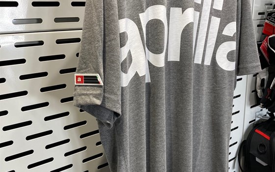 Aprilia Wide T-Shirt grau, Größe 2XL - 6076280MG - Bild 2