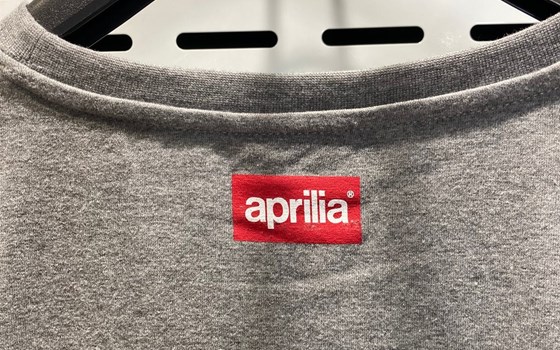 Aprilia Wide T-Shirt grau, Größe 2XL - 6076280MG - Bild 5