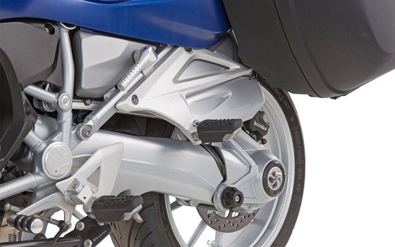 Schmutzfang Soziusrastenaufnahme- silber - Bild 2