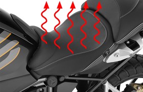 Fahrer Sitzbank AKTIVKOMFORT mit Nachrüst-Sitzheizung - schwarz - tief