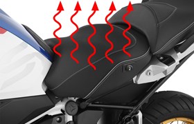 Fahrer Sitzbank AKTIVKOMFORT mit Nachrüst-Sitzheizung - schwarz - hoch