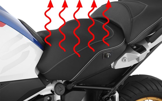 Fahrer Sitzbank AKTIVKOMFORT mit Nachrüst-Sitzheizung - schwarz - hoch - Bild 1