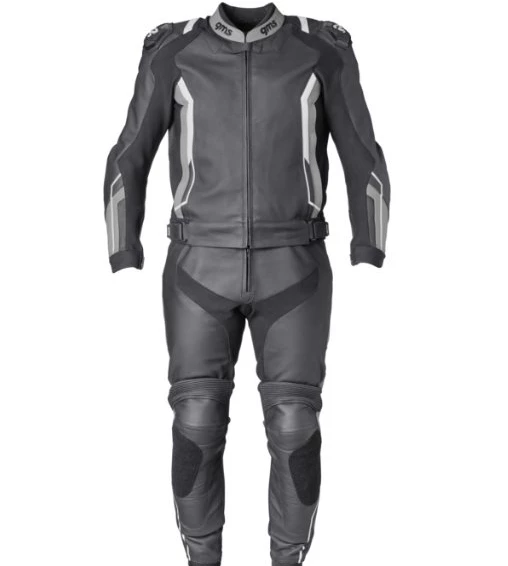 Lederkombi GR-1 2PC schwarz-grau-weiss Bild 1: Lederkombi GR-1 2PC schwarz-grau-weiss