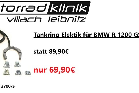 Marke: SW-Motech Artikelname: Tankring Elektik für BMW R 1200 GS 09'- statt 89,90€ um nur 69,90€