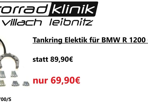 Tankring Elektik für BMW R 1200 GS 09'- statt 89,90€ um nur 69,90€