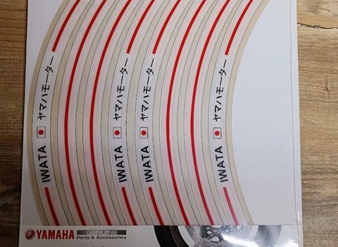 Felgenrandaufkleber -RIM-Sticker Yamaha