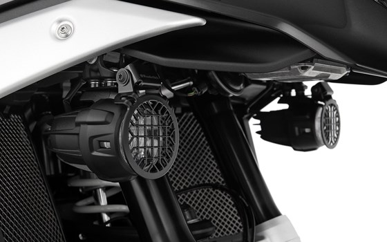 Scheinwerferschutzgitter für original LED Zusatzscheinwerfe - schwarz - Satz - Bild 1