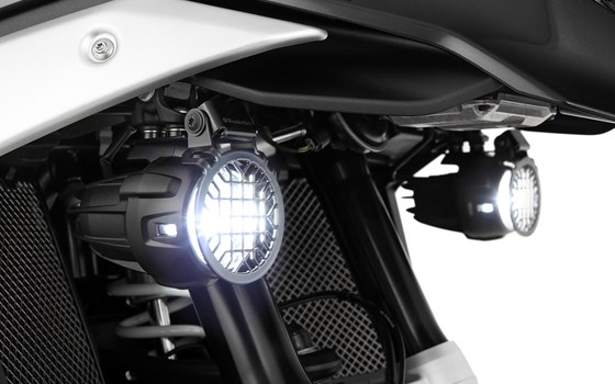 Scheinwerferschutzgitter für original LED Zusatzscheinwerfe - schwarz - Satz - Bild 2