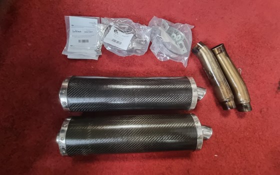 Ducati Monster 1000s Auspuff carbon - Bild 1