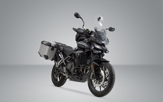 TRAX ADV Alukoffer-System. Silber. 45/37 l. Triumph Tiger 900/GT/Rally/Pro. - Bild 2