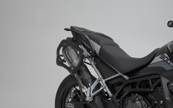 TRAX ADV Alukoffer-System + Akrapovic. Schwarz. 45/37 l. Triumph Tiger 900 (19-23). - Bild 4