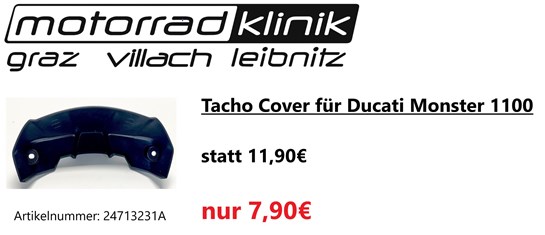 Ducati Tacho Cover für Ducati Monster 1100 statt 11,90€ um nur 7,90€ 