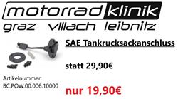 SAE Tankrucksackanschluss statt 29,90€ um nur 19,90€ SAE Tankrucksackanschluss statt 29,90€ um nur 19,90€