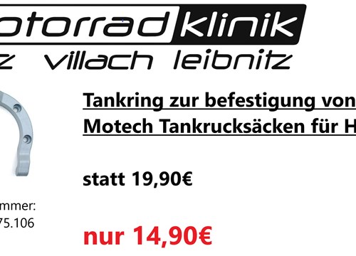 Tankring zur befestigung von SW-Motech Tankrucksäcken für Honda statt 19,90€ nur 14,90€
