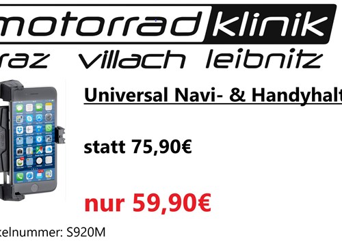 Universal Navi- & Handyhalter statt 75,90€ um nur 59,90€