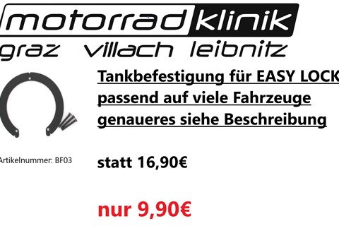 Marke: Givi Artikelname: Tankbefestigung für EASY LOCK passend auf viele Fahrzeuge genaueres siehe Beschreibung statt 16,90€ um nur 9,90€