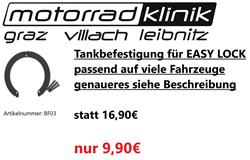 Tankbefestigung für EASY LOCK passend auf viele Fahrzeuge genaueres siehe Beschreibung statt 16,90€ um nur 9,90€ Tankbefestigung für EASY LOCK passend auf viele Fahrzeuge genaueres siehe Beschreibung statt 16,90€ um nur 9,90€