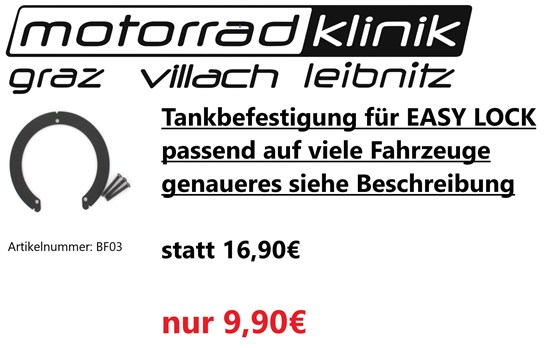 Givi Tankbefestigung für EASY LOCK passend auf viele Fahrzeuge genaueres siehe Beschreibung statt 16,90€ um nur 9,90€