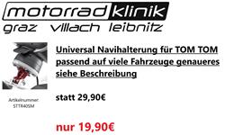 Universal Navihalterung für TOM TOM passend auf viele Fahrzeuge genaueres siehe Beschreibung statt 29,90€ um nur 19,90€ Universal Navihalterung für TOM TOM passend auf viele Fahrzeuge genaueres siehe Beschreibung statt 29,90€ um nur 19,90€