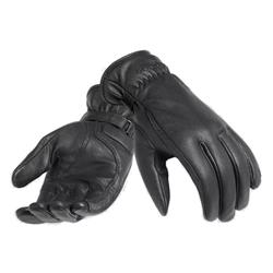 VANCE BLACK LEATHER GLOVES
