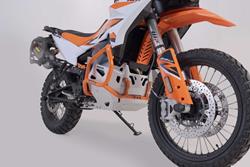 Motorschutz. Silbern. KTM 790 Adv / R, 890 Adv / R.