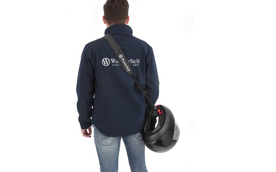 Helm-Trageriemen - schwarz - Doppel-D-Ring-Verschluss - Bild 3