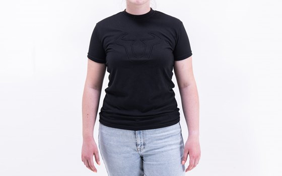 T-Shirt Damen - Black Edition. Street Line. Schwarz. Damen. Größe XS. - Bild 1