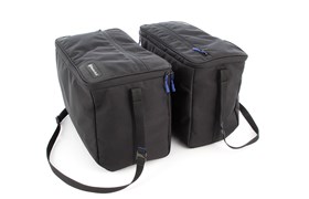 Innentaschen für Original Aluminium Koffer - schwarz - links und rechts