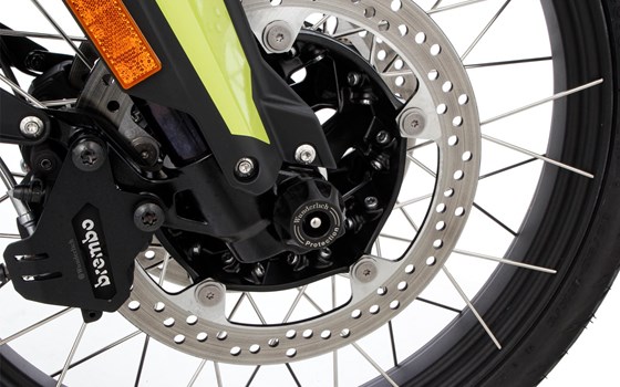 Achs-Schutzpads DOUBLESHOCK F 900 GS - schwarz - vorne - Bild 2