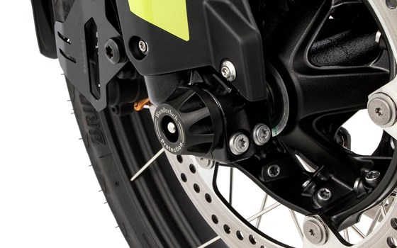 Achs-Schutzpads DOUBLESHOCK F 900 GS - schwarz - vorne - Bild 3