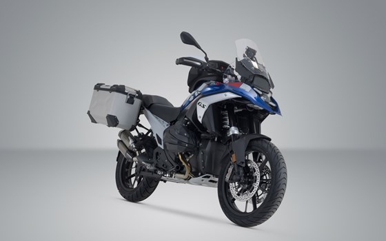 TRAX ADV Alukoffer-System. Silbern. 45/45 l. BMW R 1300 GS (23-). - Bild 2