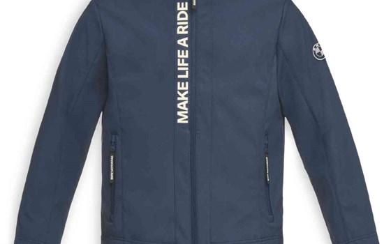 BMW Motorrad Softshelljacke Make Life A Ride Darkblue Unisex - Bild 1 BMW Motorrad Softshelljacke Make Life A Ride Darkblue Unisex - Bild 1