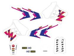 Dekorsatz Tecnosel Team Yamaha 1993 passt an YZ125/YZ250 1993-1995