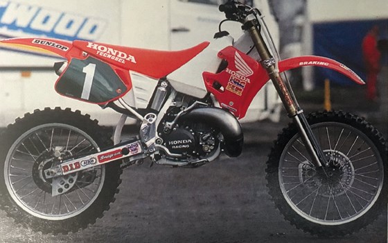 Sitzbankbezug Tecnosel Vintage Honda Team 1992 - Bild 1