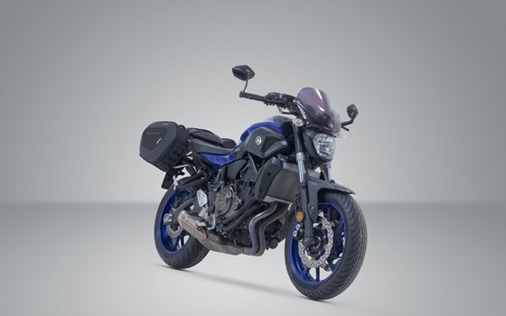 PRO BLAZE Satteltaschen-Set. Schwarz. Yamaha MT-07/ Moto Cage / Tracer. - Bild 2