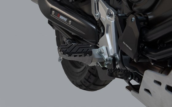 ION Fußrasten-Kit. Silbern. Yamaha Ténéré 700 Modelle (19-). - Bild 1