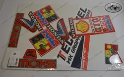 Dekorsatz Tecnosel Vintage Team Honda 1988 Dekorsatz Tecnosel Vintage Team Honda 1988