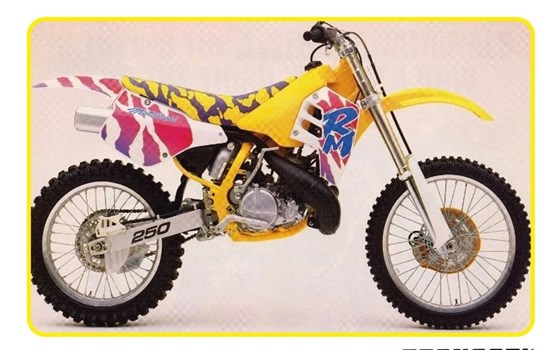 Dekorsatz Tecnosel Team OEM Suzuki 1992 passt an RM125/RM250 1989-1992 - Bild 2