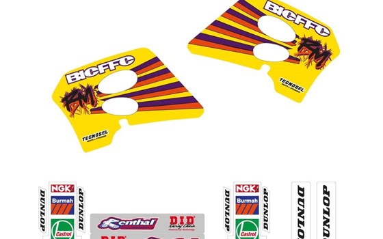 Dekorsatz Tecnosel Team Suzuki 1993 passt an RM125/RM250 1993-1995 - Bild 1